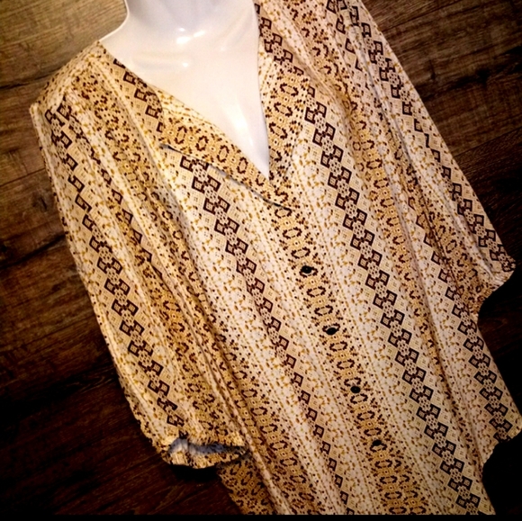 Karen Kane Top Size 3X Python Print High Low NWOT - Picture 5 of 11